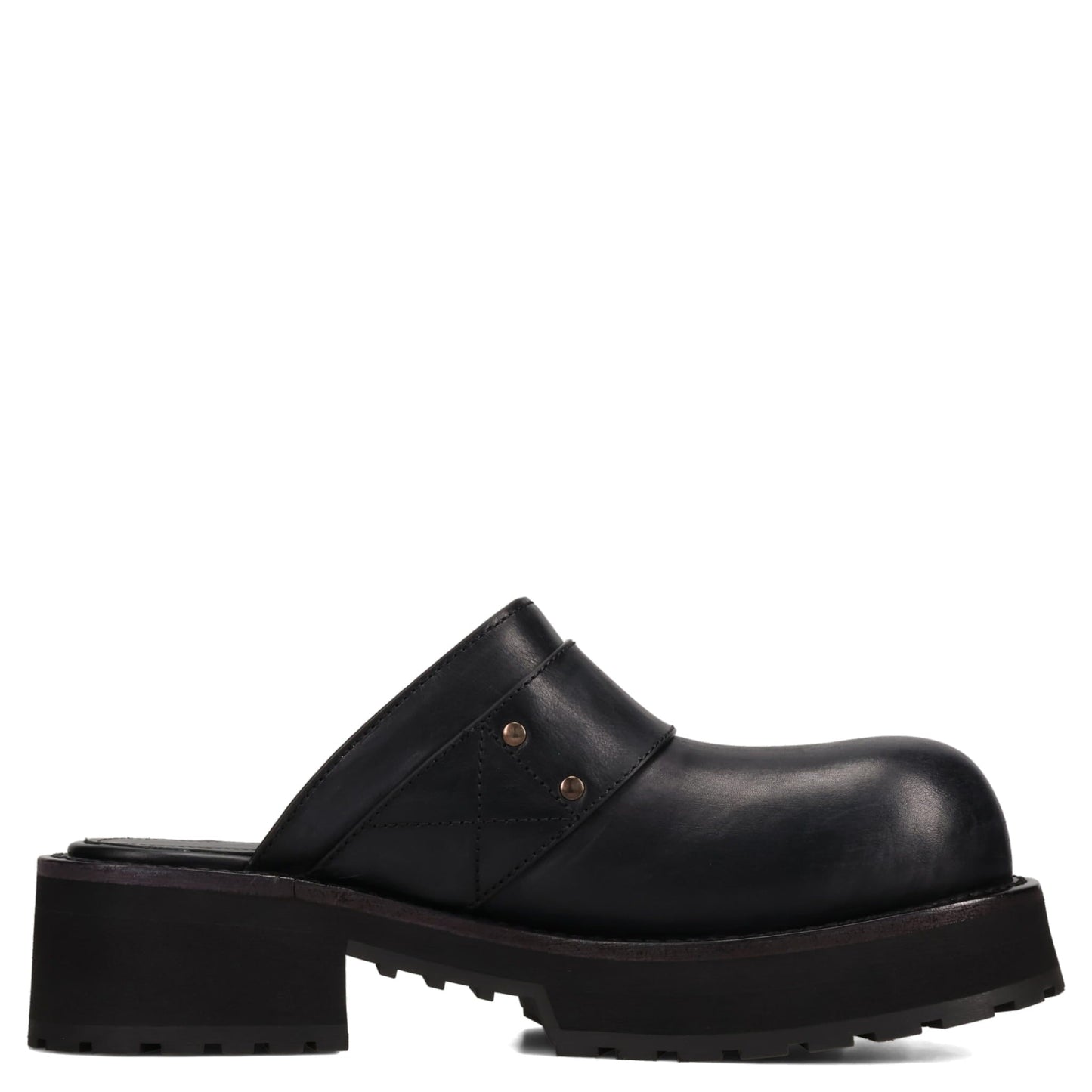 VENOM MULE LEATH WO/MET ACC / 1081:BLACK/AG SILVER
