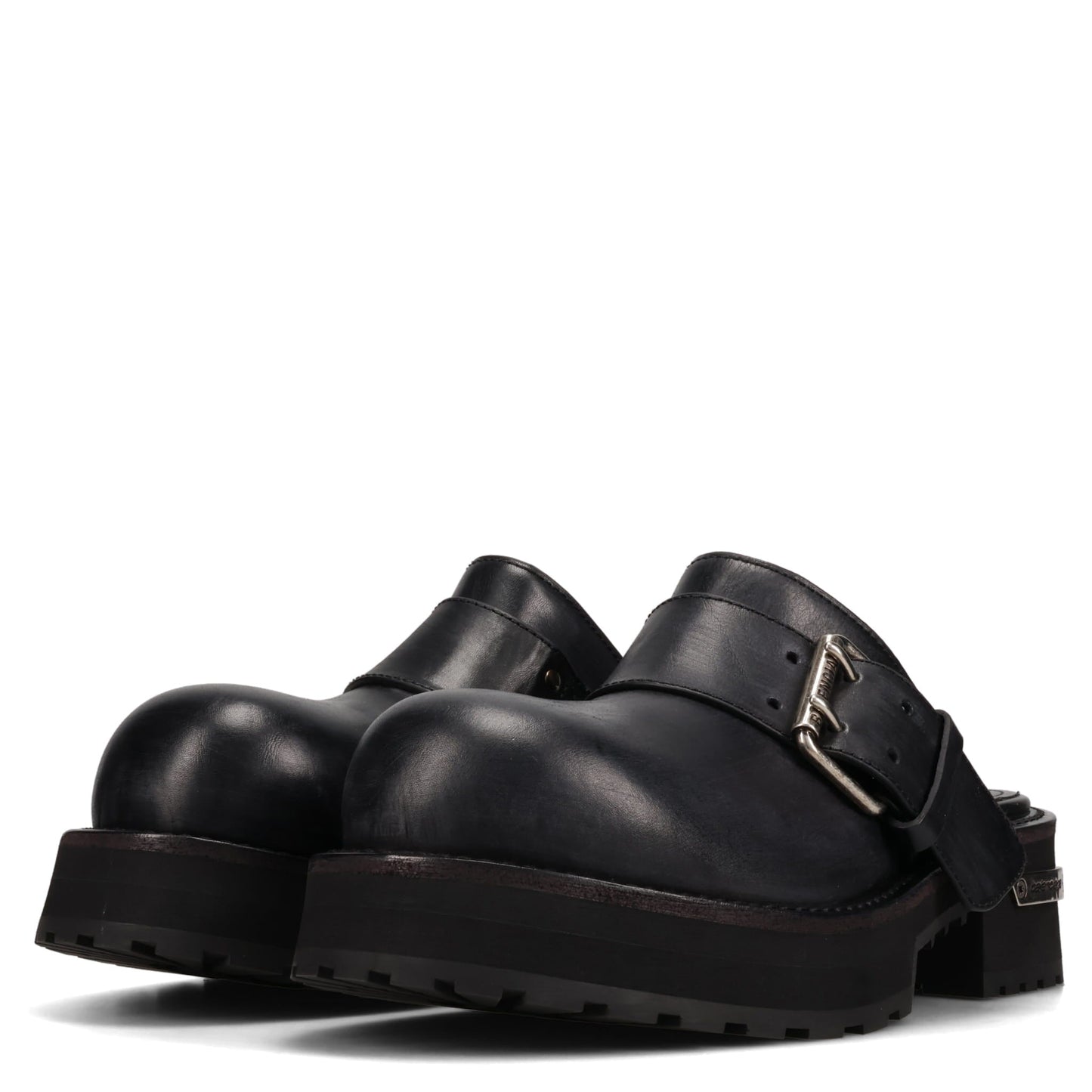 VENOM MULE LEATH WO/MET ACC / 1081:BLACK/AG SILVER