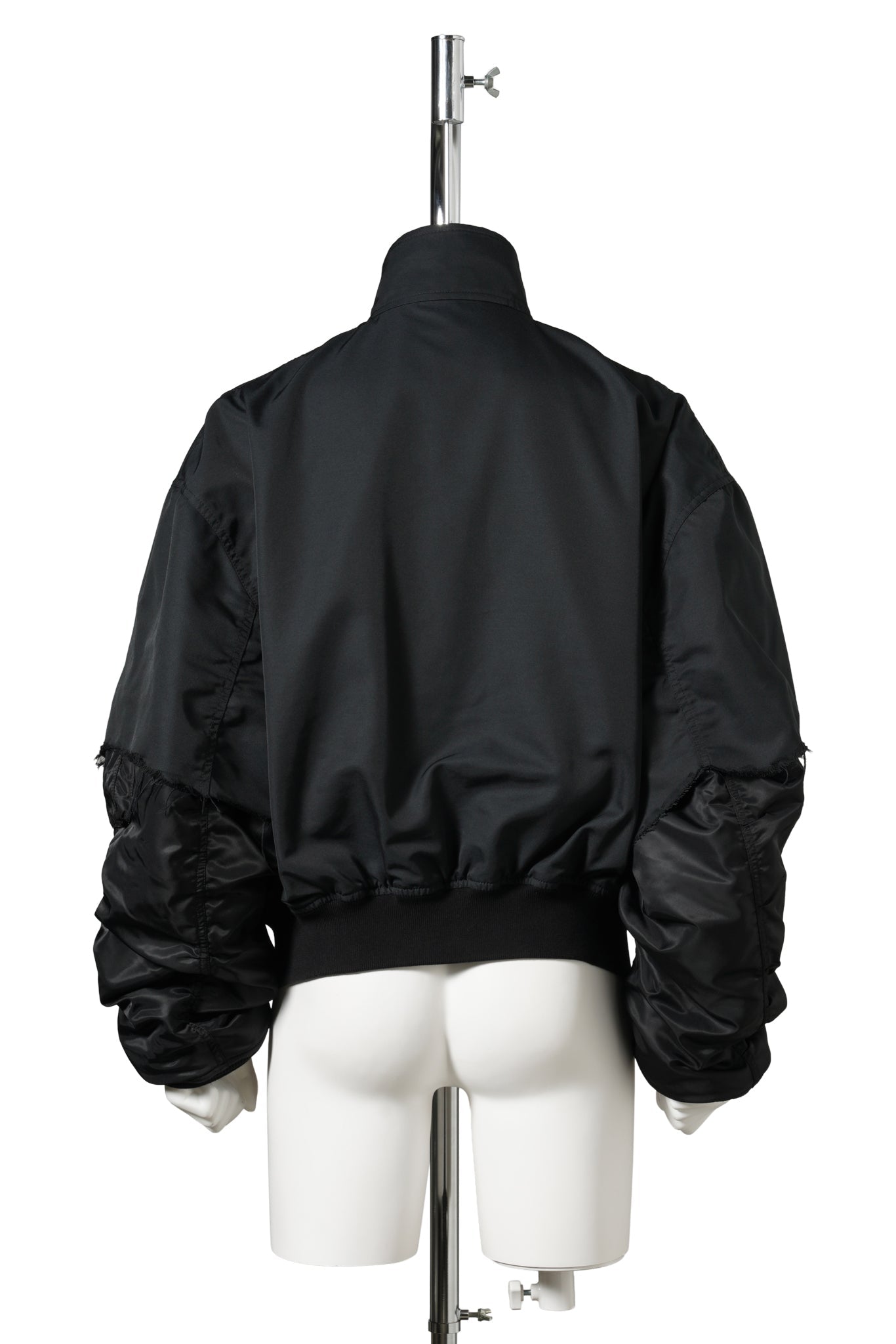 HYBRID HARRINGTON JACKET / 1000:BLACK