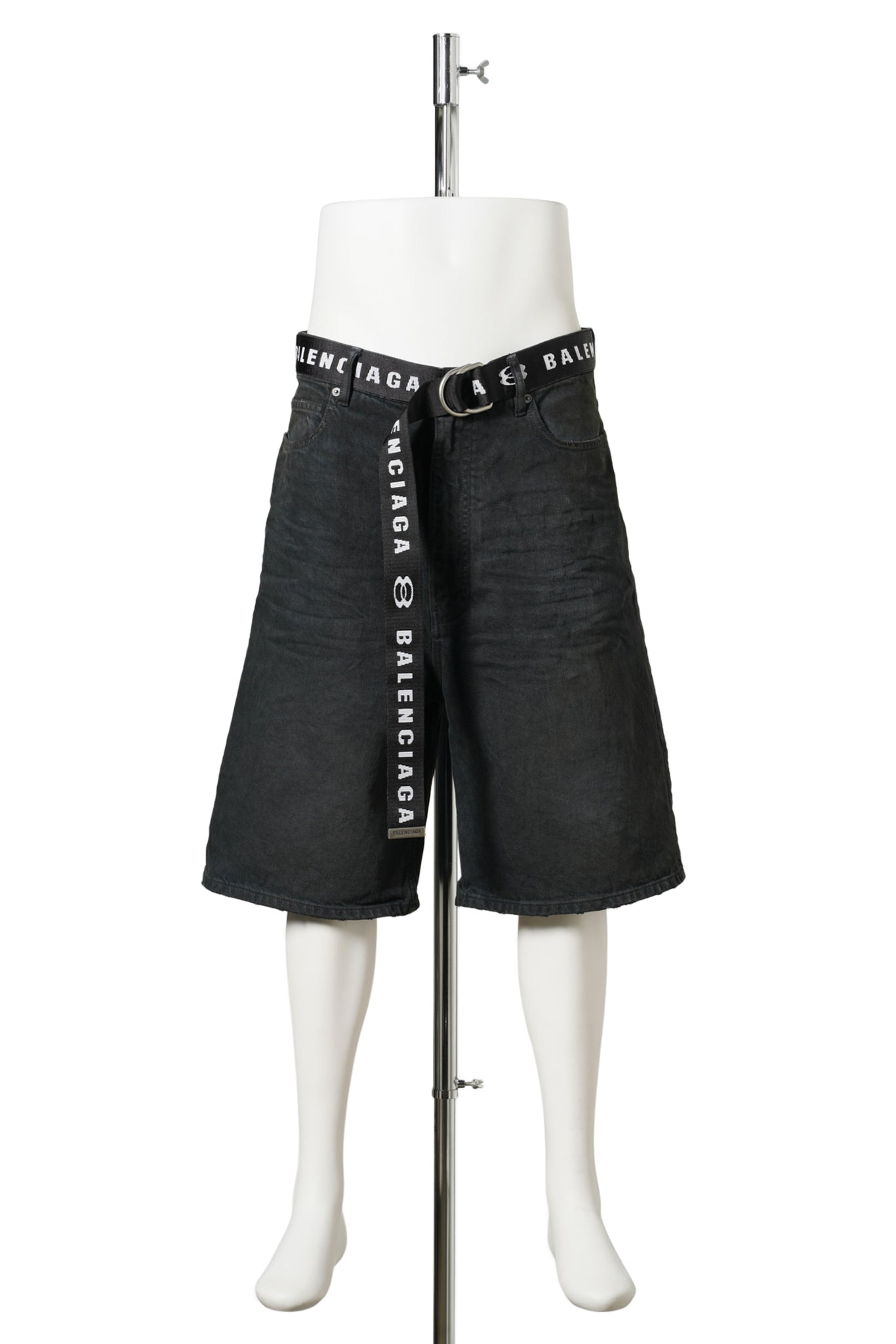 BELTED SHORTS / 2279:DARK BROWN/BLACK