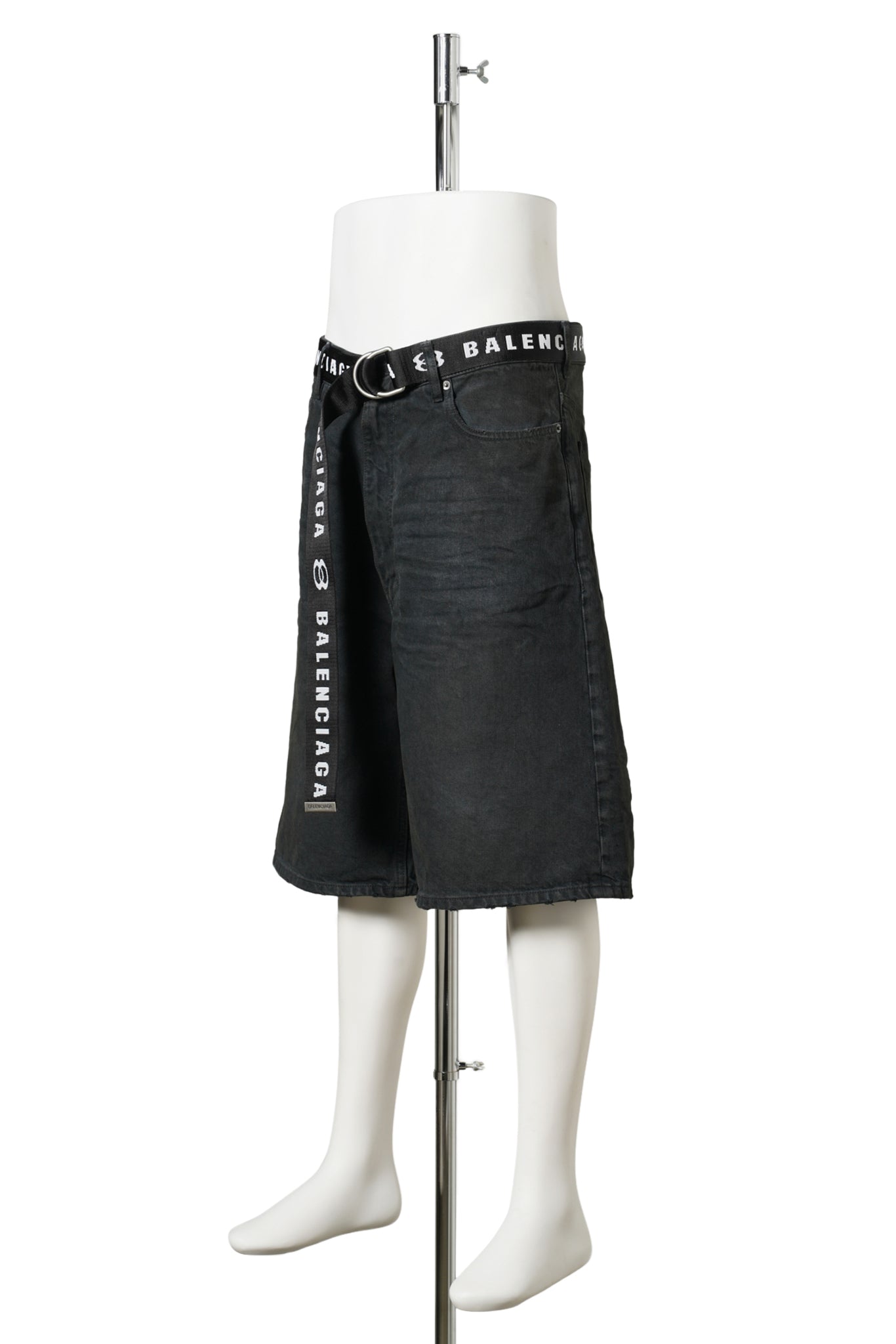 BELTED SHORTS / 2279:DARK BROWN/BLACK
