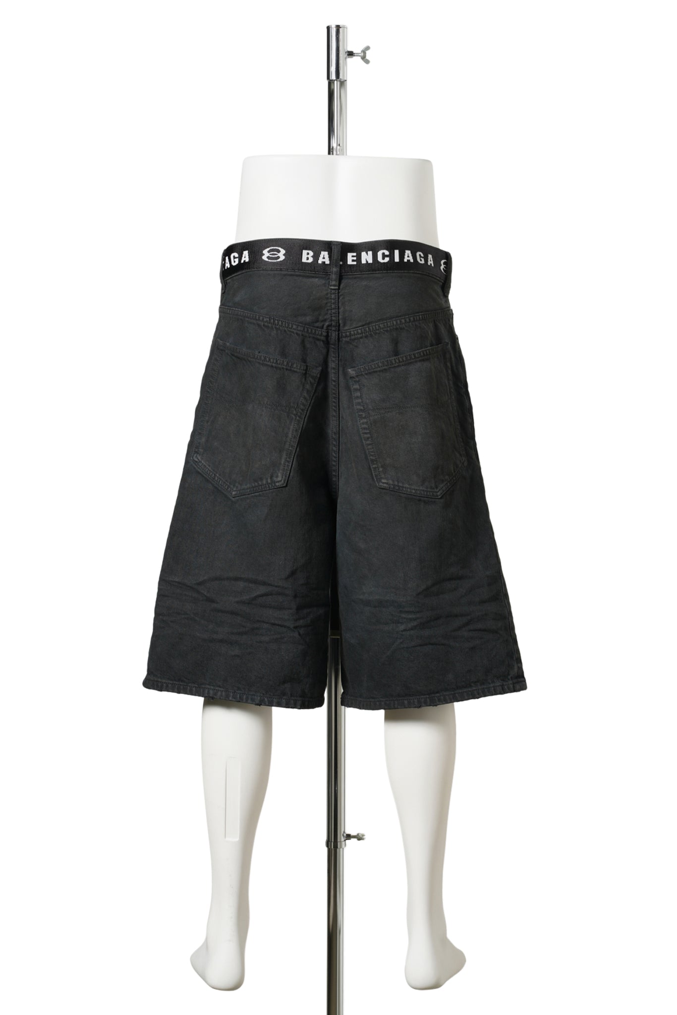 BELTED SHORTS / 2279:DARK BROWN/BLACK