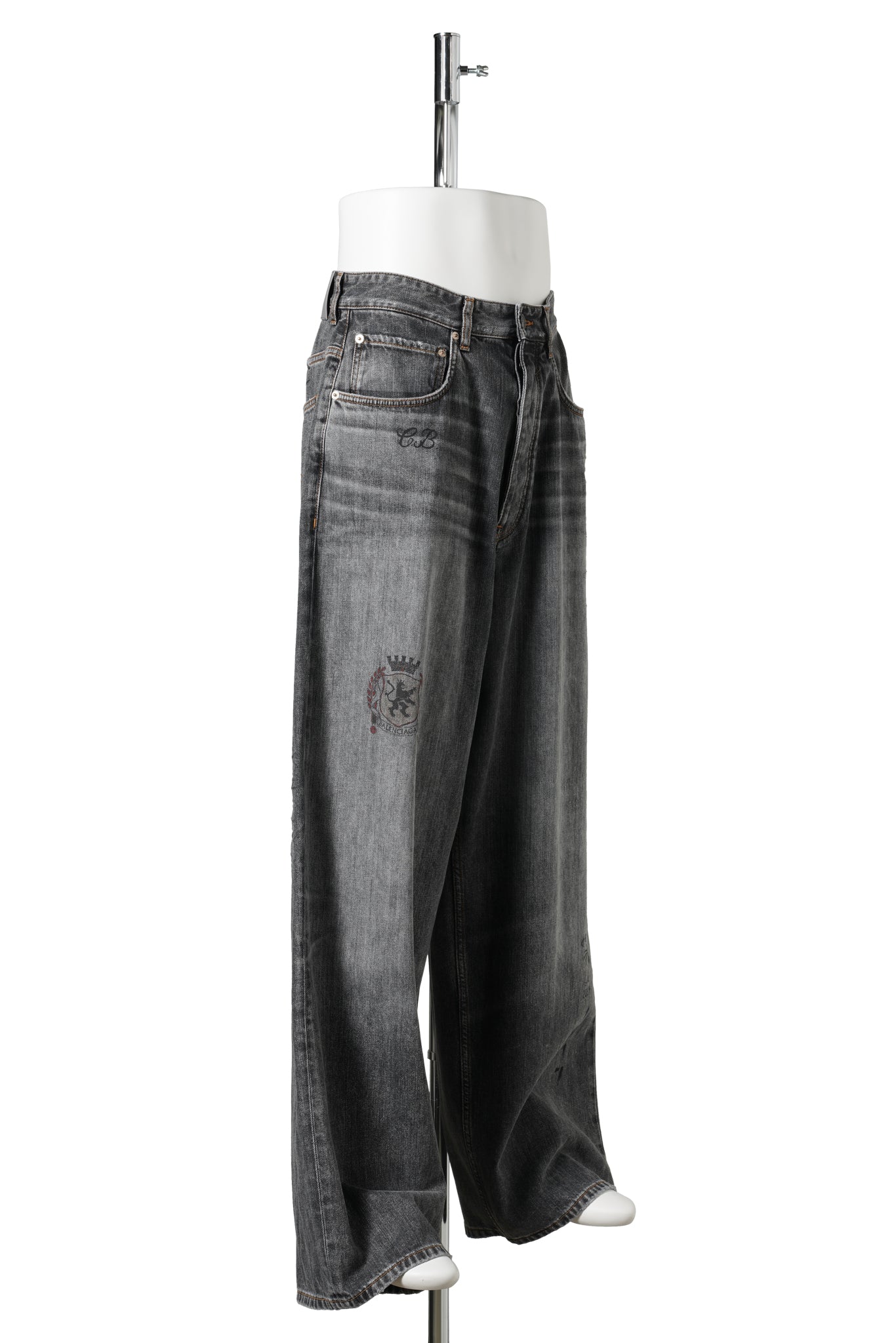 TATTOO BAGGY PANTS / 1441:DARK GREY