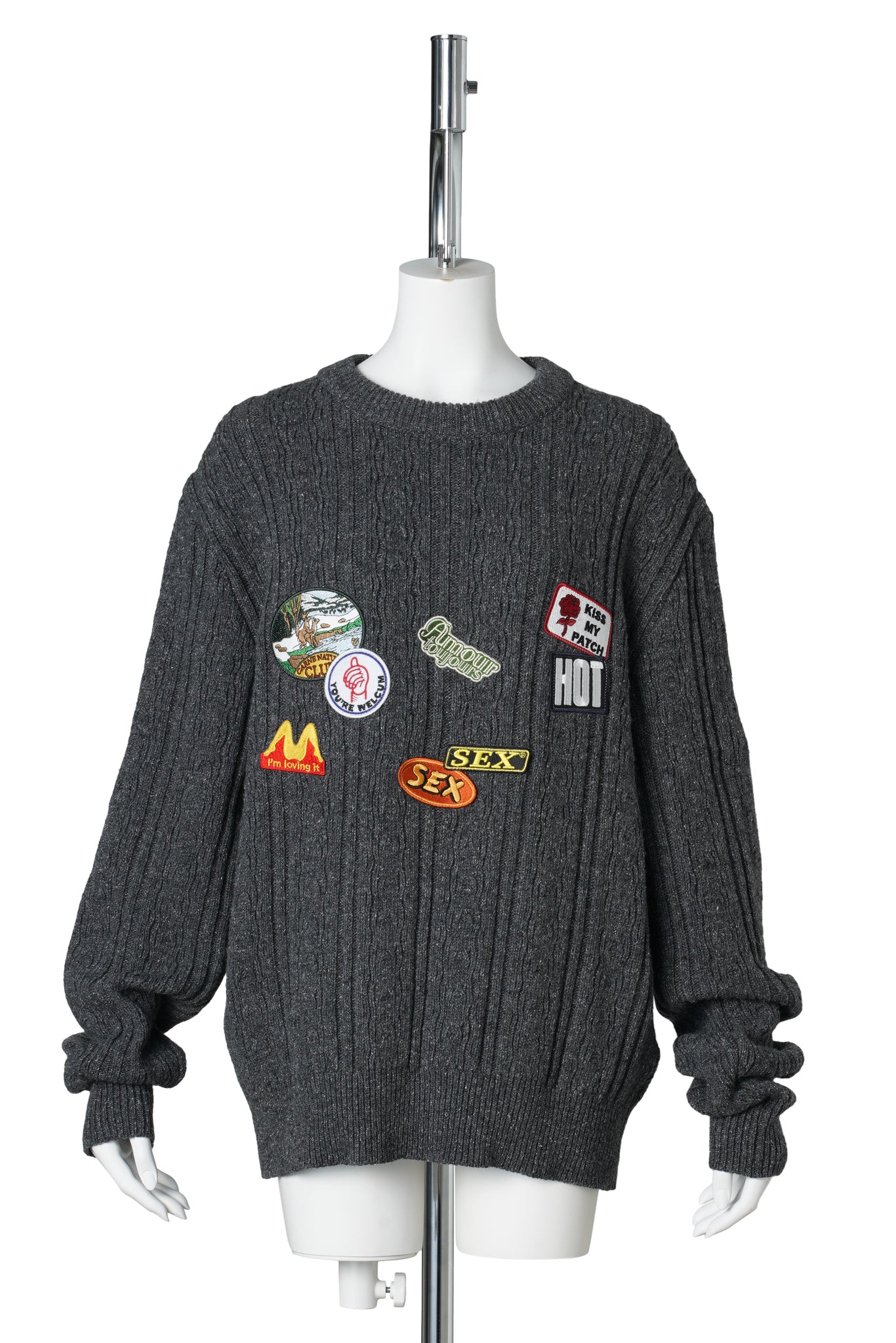 PATCHWORK LOVE AFFAIR / GREY