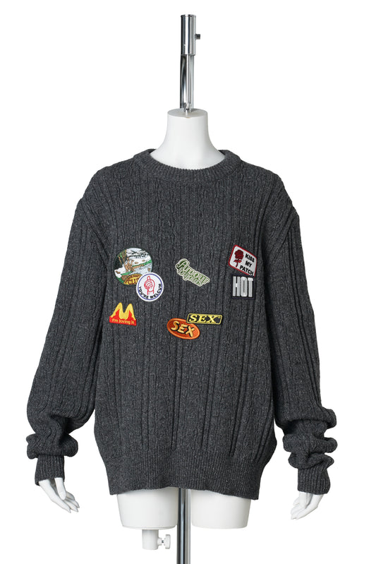 PATCHWORK LOVE AFFAIR / GREY