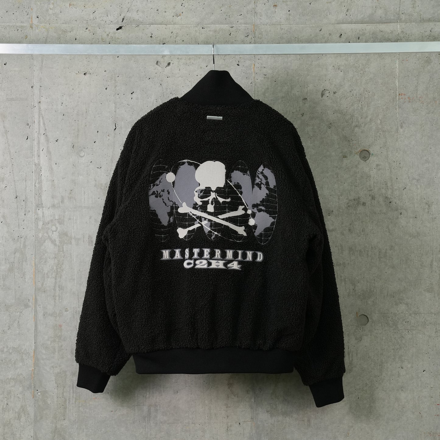 FLEECE JACKET / FUZZY BLACK