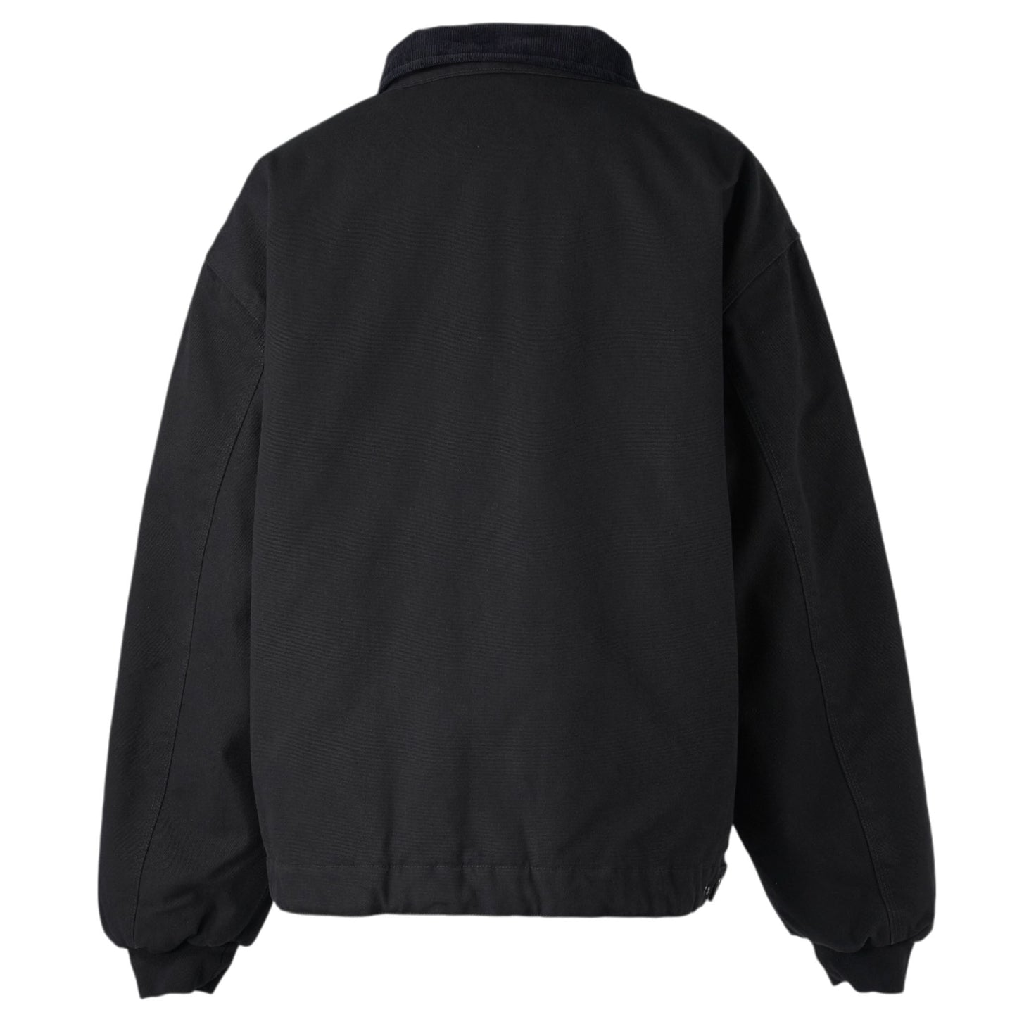 CANVAS ZIP UP JACKET / BLACK