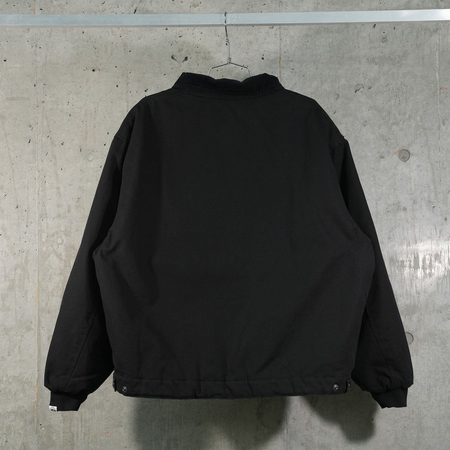 CANVAS ZIP UP JACKET / BLACK