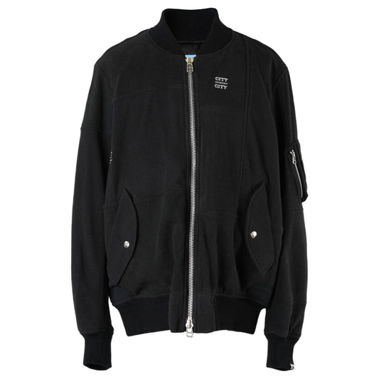 CITY COUNTRY CITY x OLD PARK FLEECE MA-1 / BLACK