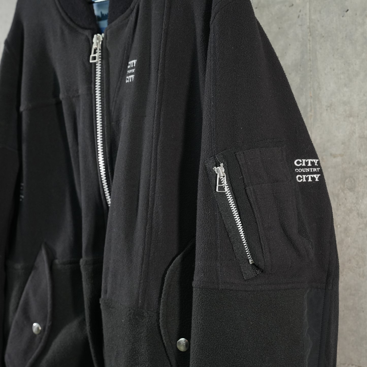 CITY COUNTRY CITY x OLD PARK FLEECE MA-1 / BLACK