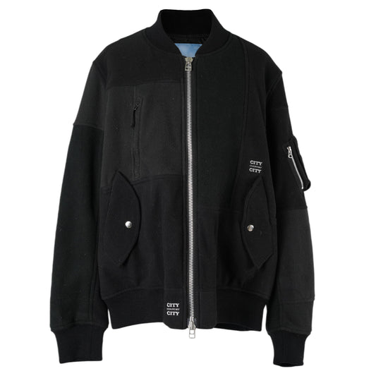 CITY COUNTRY CITY x OLD PARK FLEECE MA-1 / BLACK