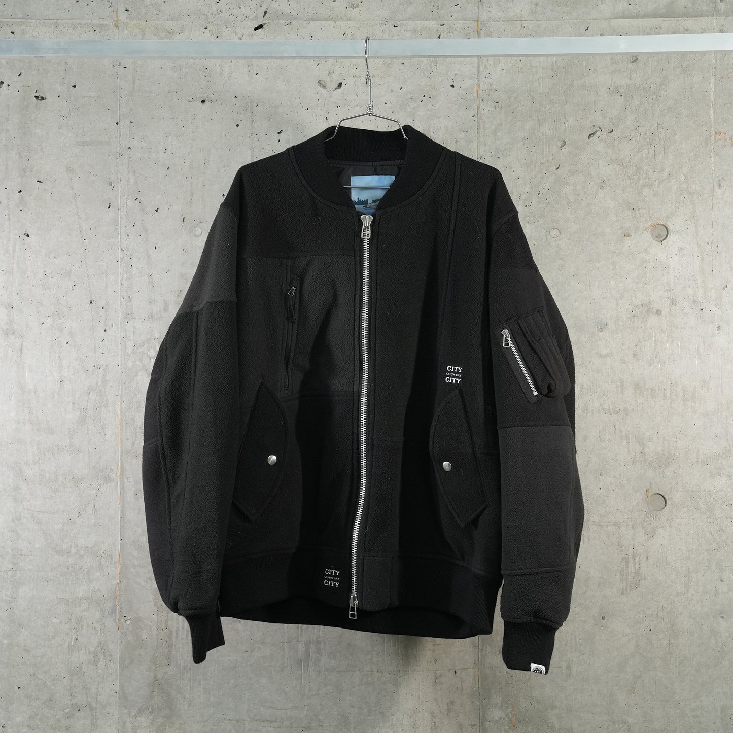 CITY COUNTRY CITY x OLD PARK FLEECE MA-1 / BLACK