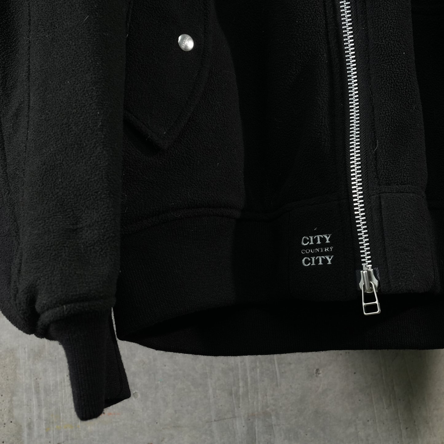 CITY COUNTRY CITY x OLD PARK FLEECE MA-1 / BLACK