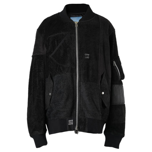 CITY COUNTRY CITY x OLD PARK FLEECE MA-1 / BLACK