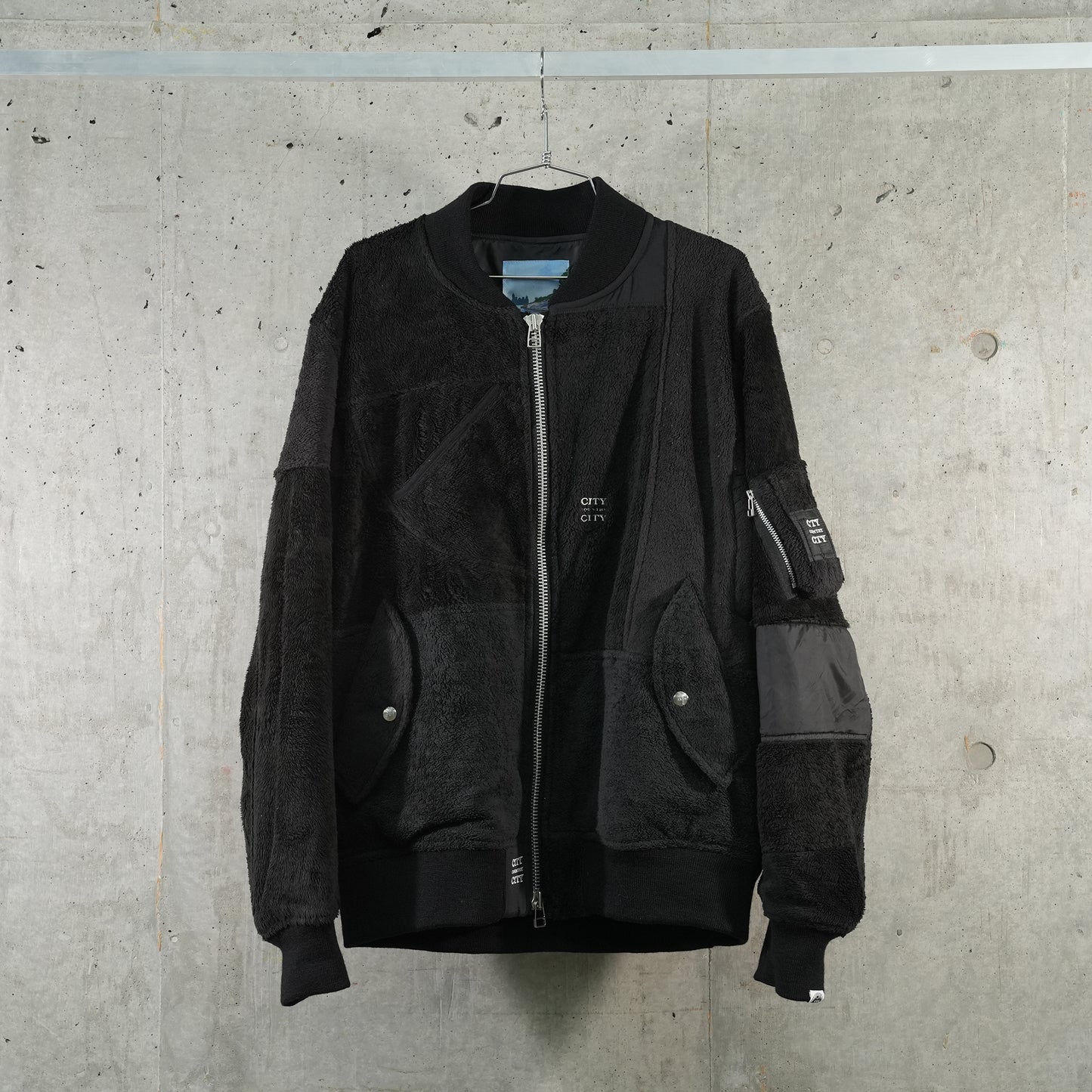 CITY COUNTRY CITY x OLD PARK FLEECE MA-1 / BLACK