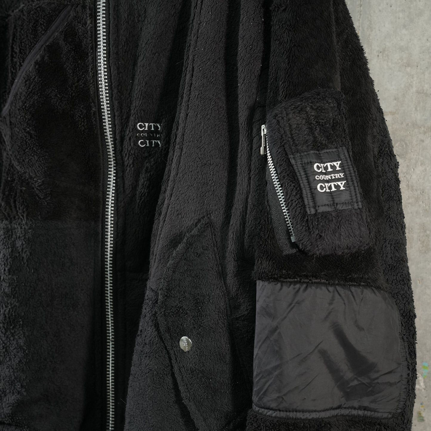 CITY COUNTRY CITY x OLD PARK FLEECE MA-1 / BLACK