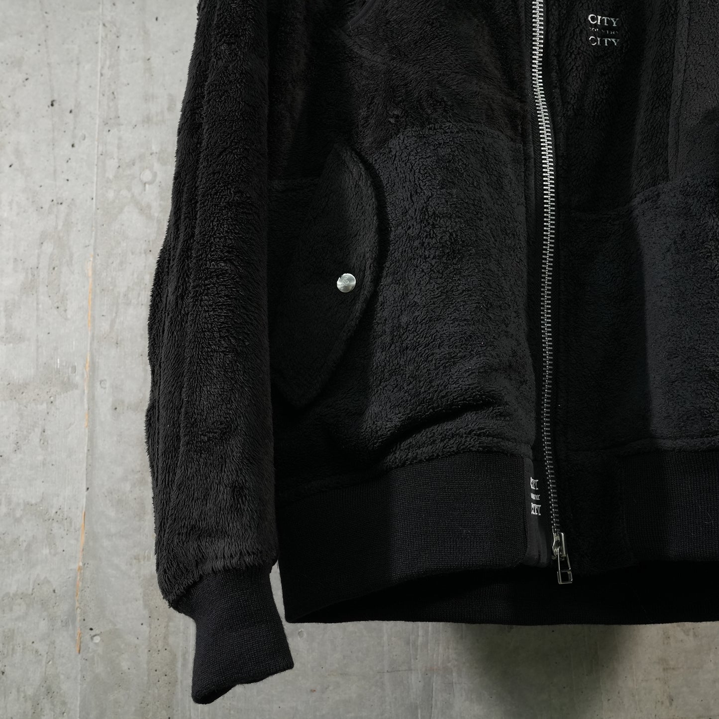 CITY COUNTRY CITY x OLD PARK FLEECE MA-1 / BLACK