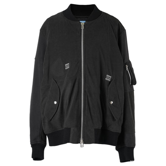 CITY COUNTRY CITY x OLD PARK FLEECE MA-1 / BLACK