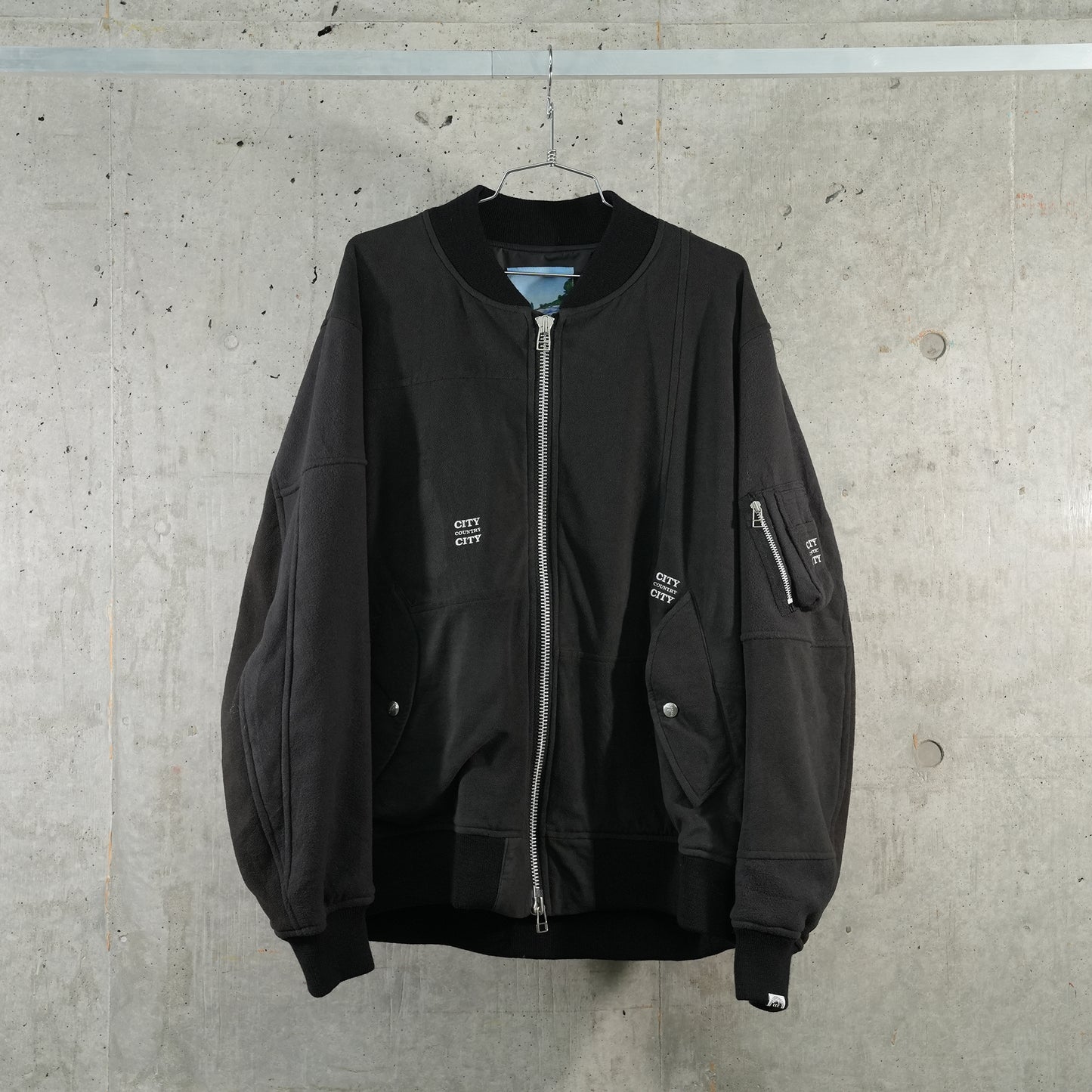 CITY COUNTRY CITY x OLD PARK FLEECE MA-1 / BLACK