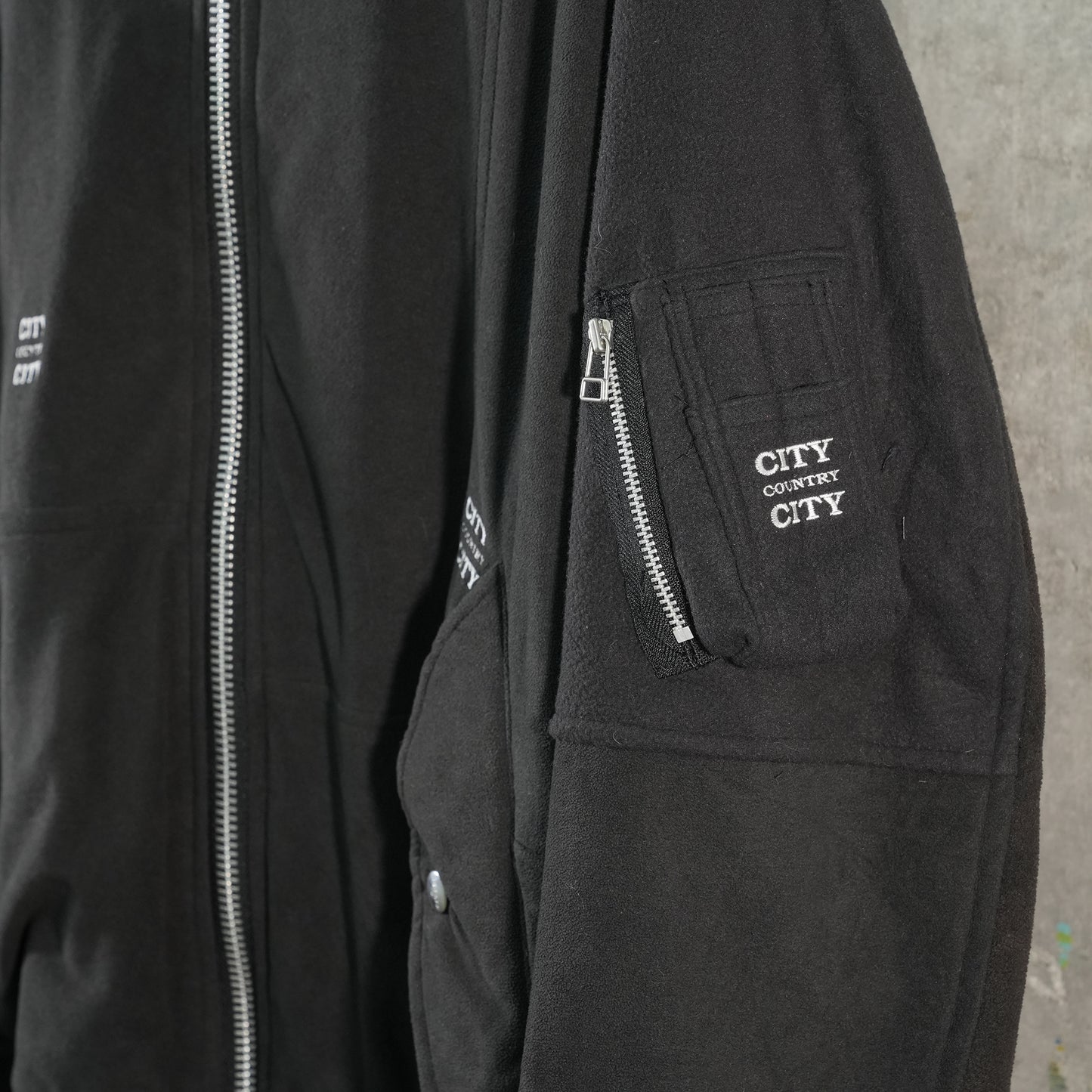 CITY COUNTRY CITY x OLD PARK FLEECE MA-1 / BLACK