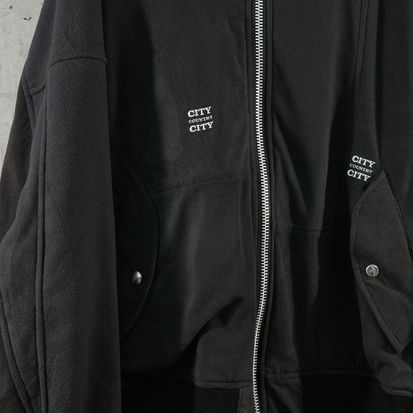 CITY COUNTRY CITY x OLD PARK FLEECE MA-1 / BLACK