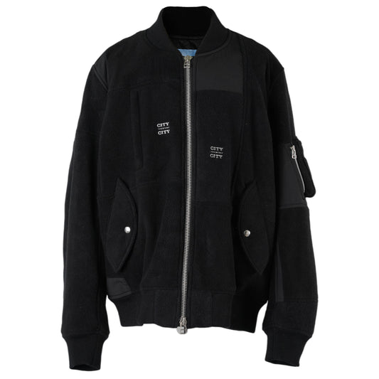 CITY COUNTRY CITY x OLD PARK FLEECE MA-1 / BLACK