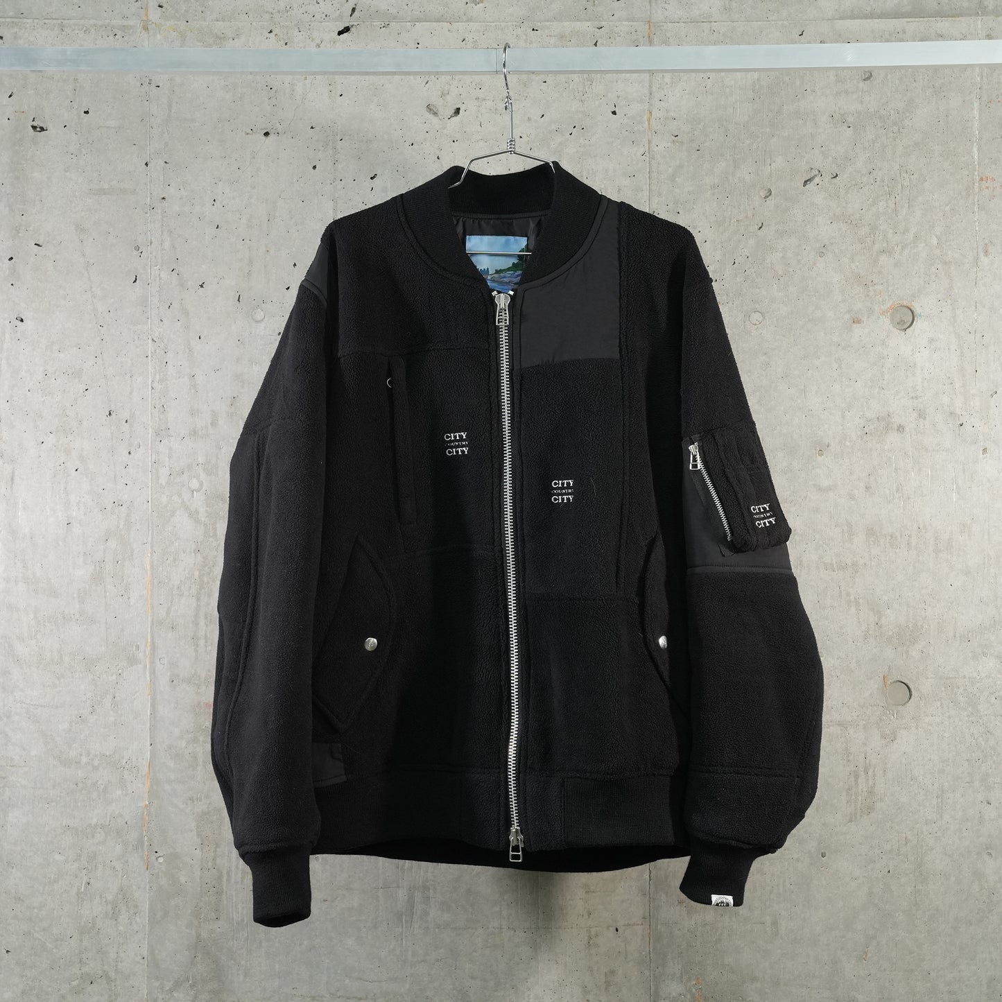 CITY COUNTRY CITY x OLD PARK FLEECE MA-1 / BLACK