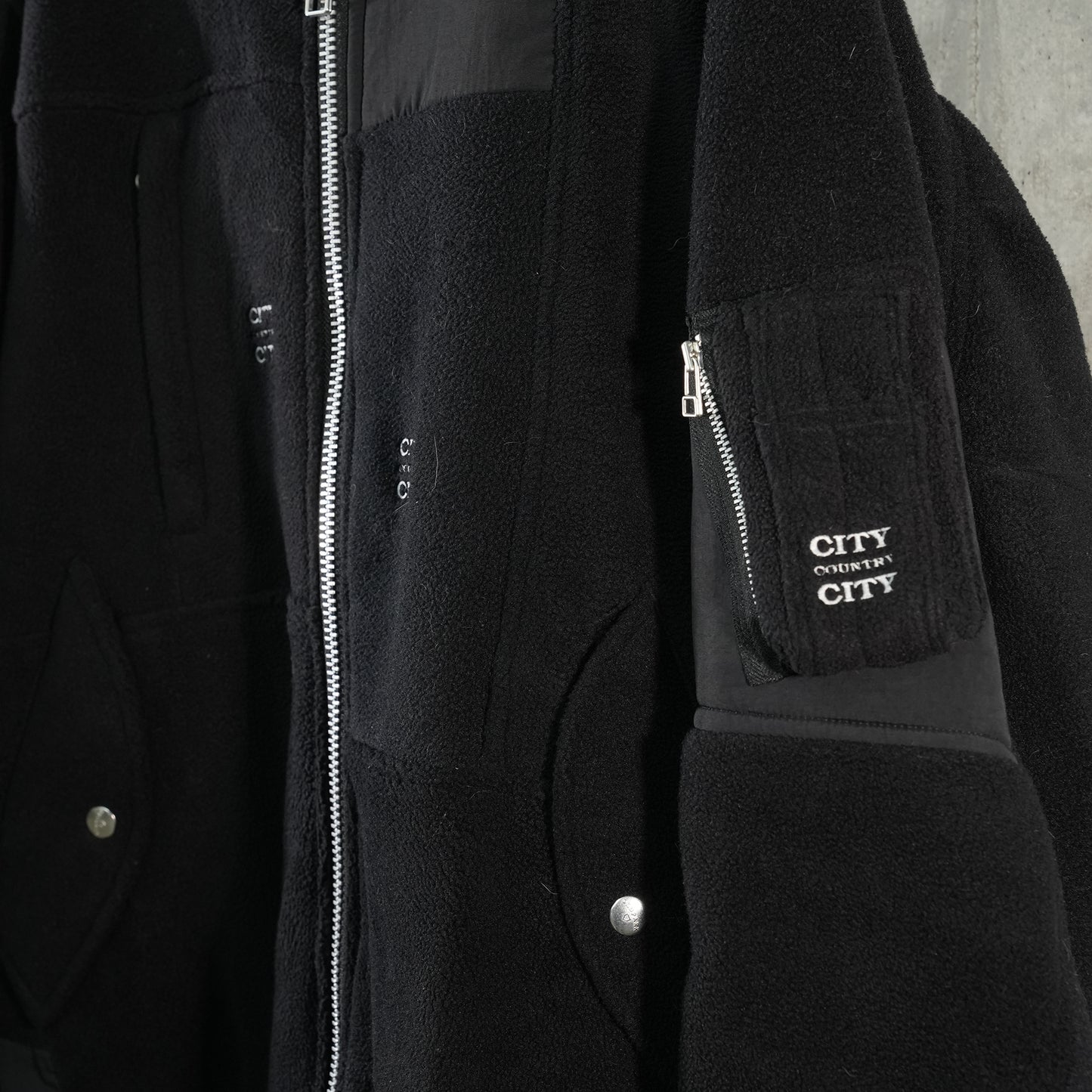 CITY COUNTRY CITY x OLD PARK FLEECE MA-1 / BLACK