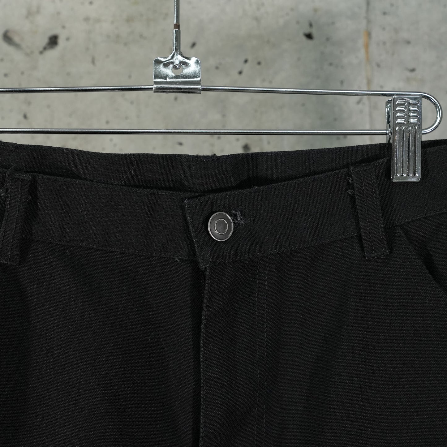 CANVAS BUGGY PANTS / BLACK