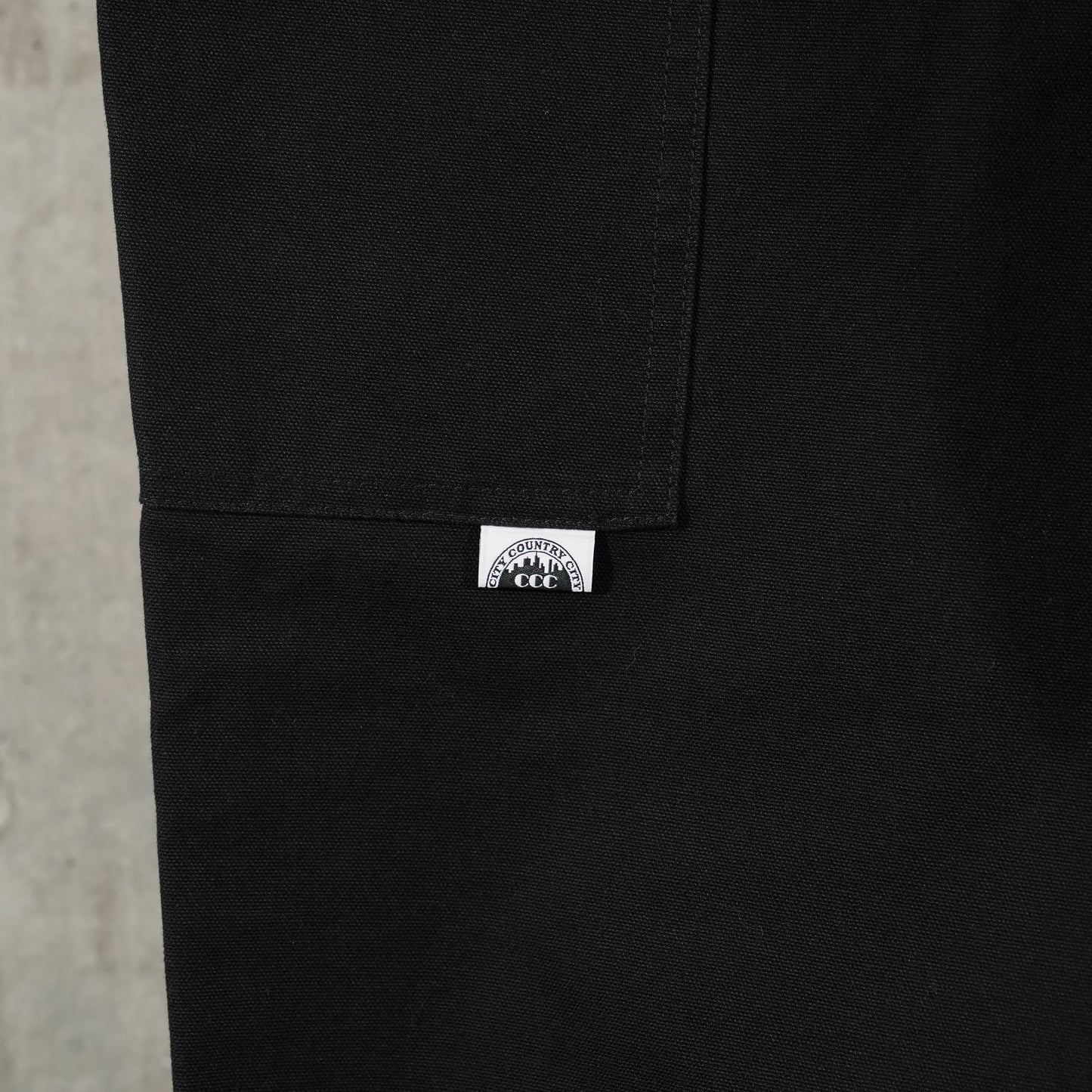 CANVAS BUGGY PANTS / BLACK