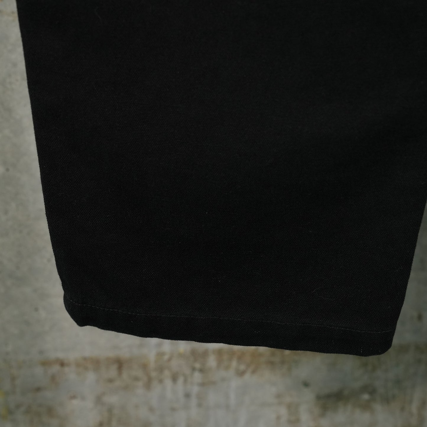 CANVAS BUGGY PANTS / BLACK