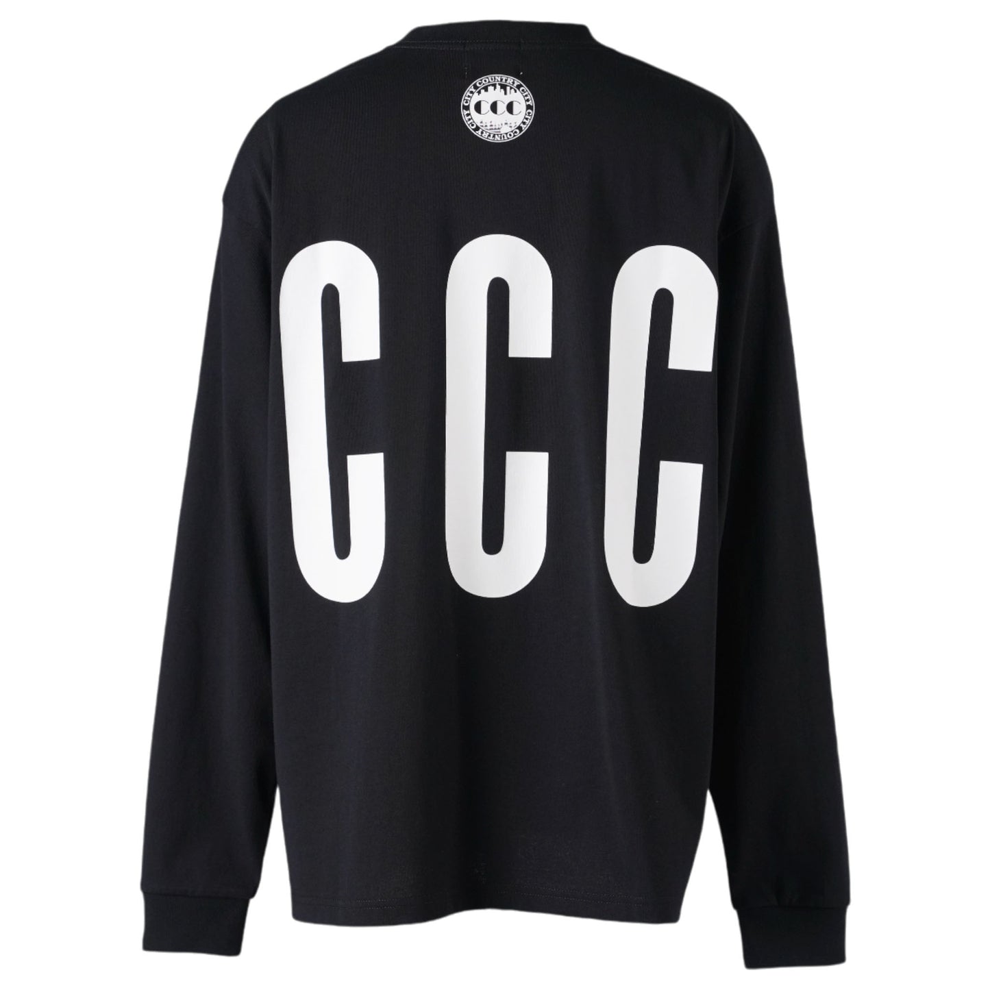 COTTON L/S T-SHIRT / BLACK