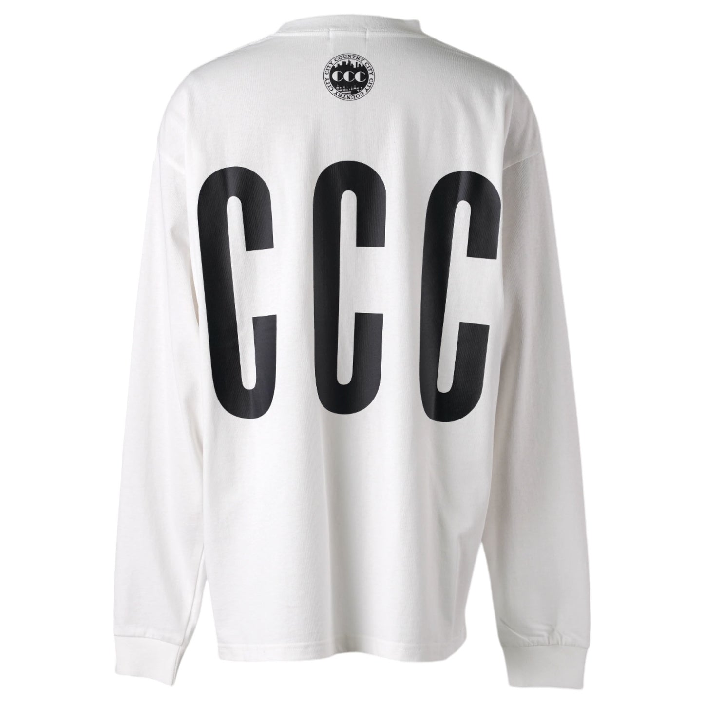 COTTON L/S T-SHIRT / WHITE