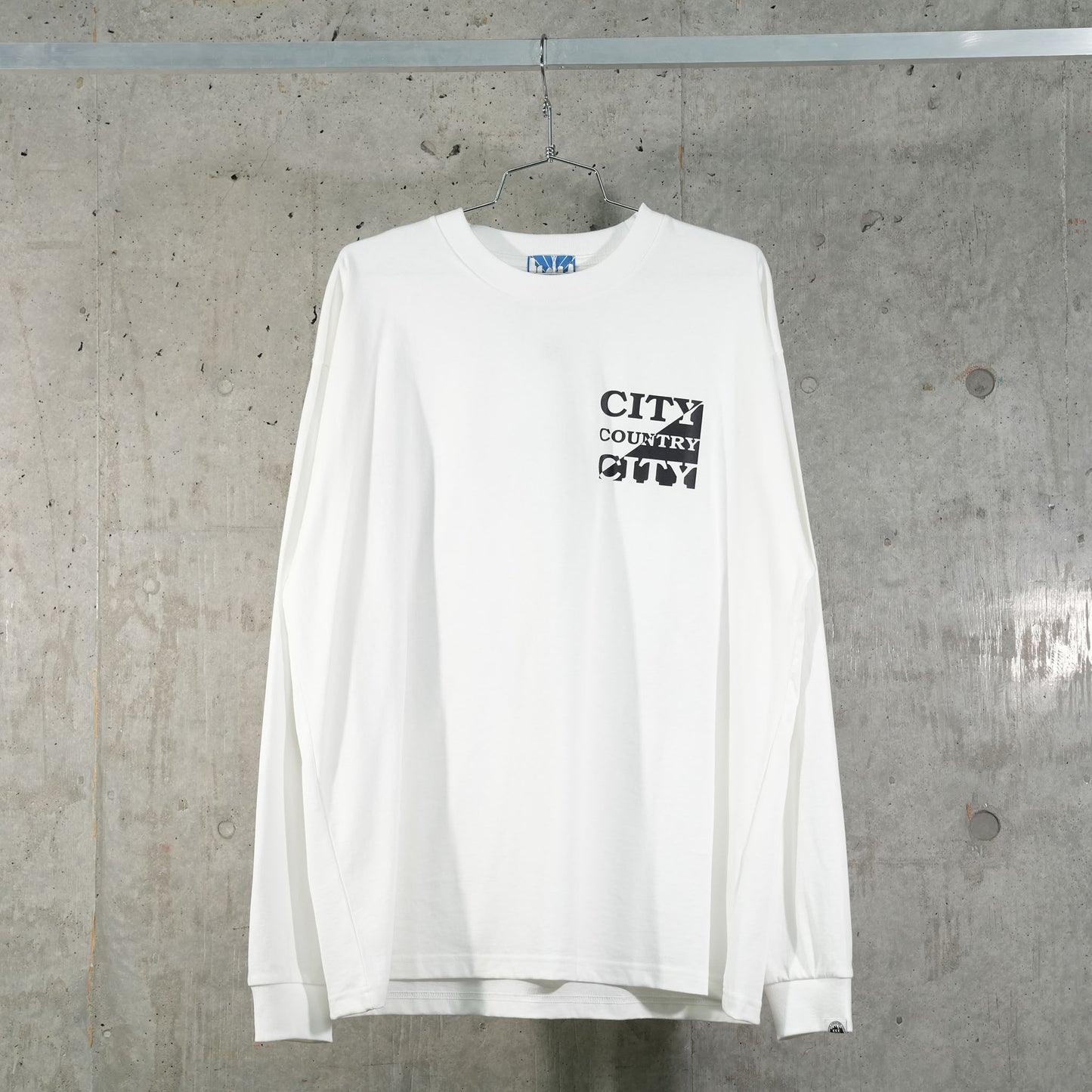 COTTON L/S T-SHIRT / WHITE