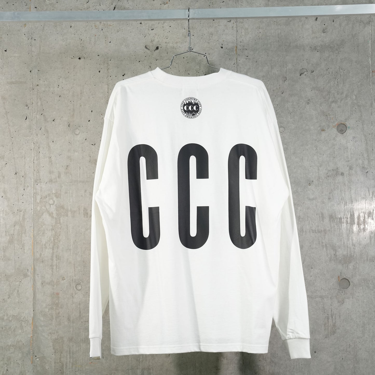 COTTON L/S T-SHIRT / WHITE