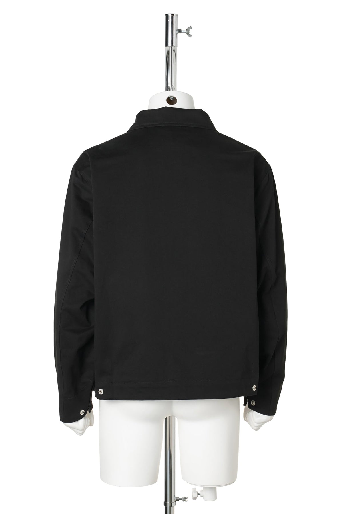 EMBROIDERY MOLSKIN BLOUSON / BLACK