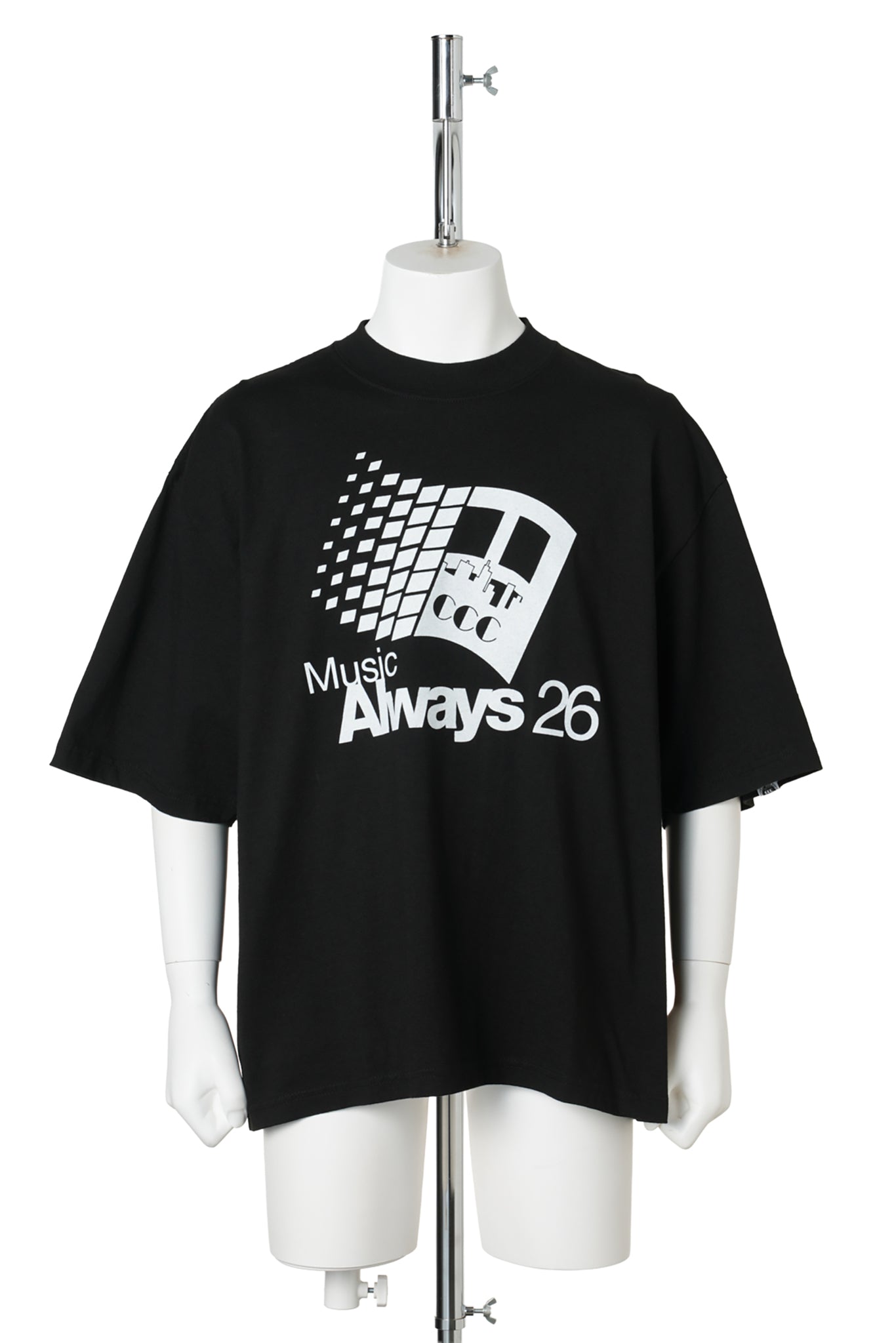 CITY COUNTRY CITY X IS-NESS MUSIC T-SHIRT MUSIC ALEAYS / BLACK
