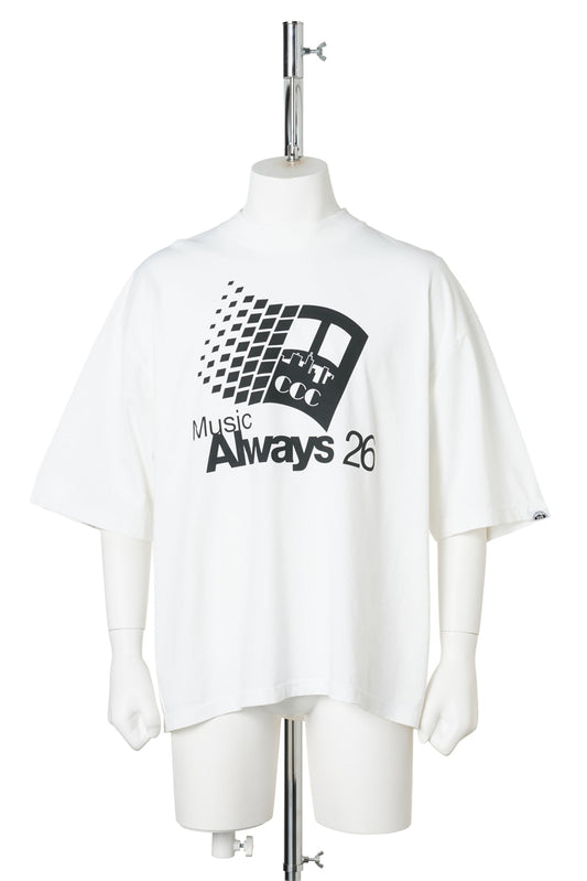 CITY COUNTRY CITY X IS-NESS MUSIC T-SHIRT MUSIC ALEAYS / WHITE