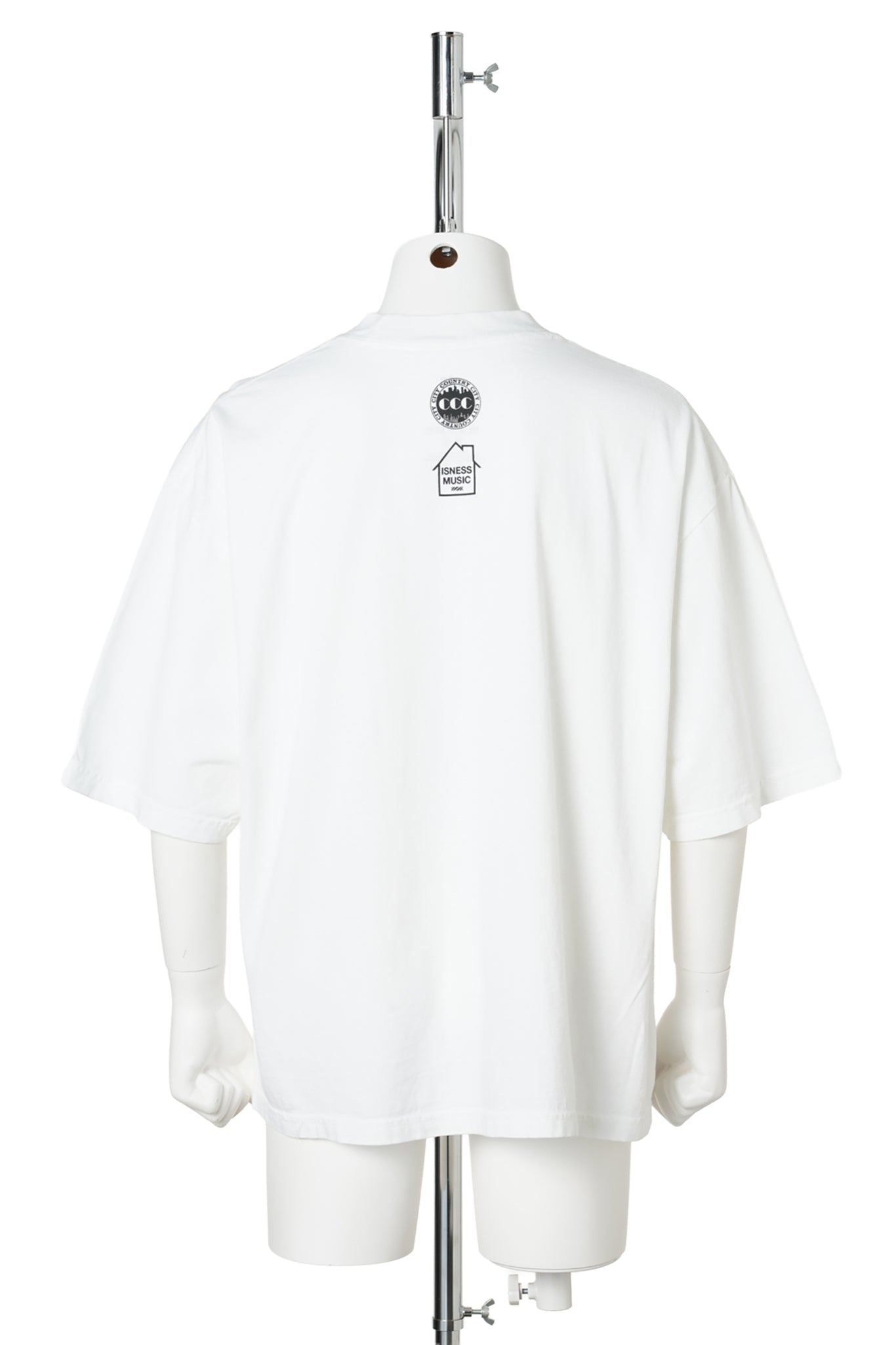 CITY COUNTRY CITY X IS-NESS MUSIC T-SHIRT MUSIC ALEAYS / WHITE