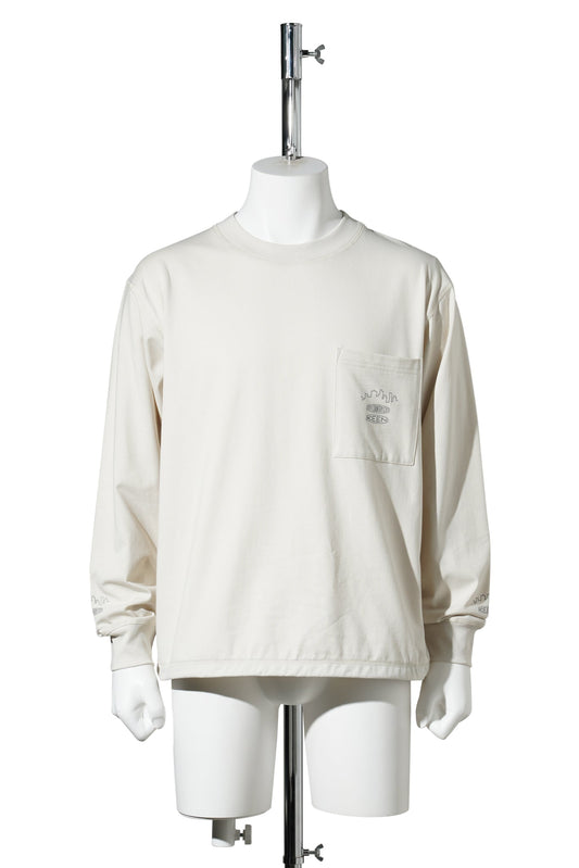 HARVEST LS T-SHIRT / WHITE CAP