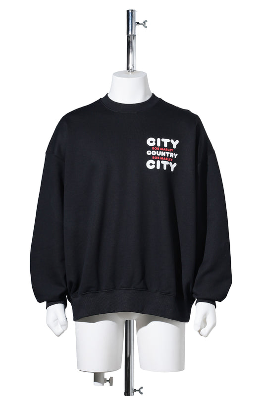 CITY COUNTRY CITY x BOB MARLEY_SWEATSHIRT_LEGEND / BLACK