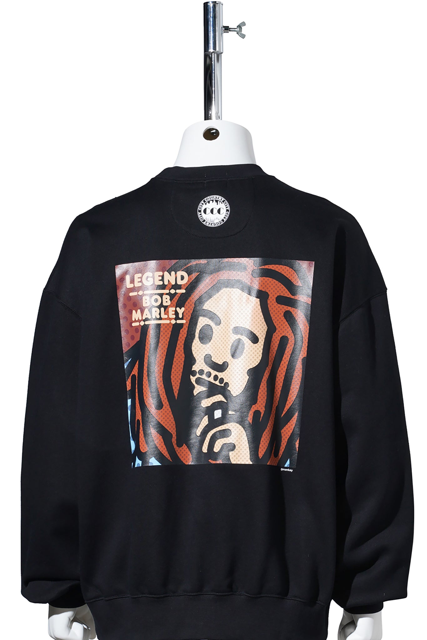 CITY COUNTRY CITY x BOB MARLEY_SWEATSHIRT_LEGEND / BLACK