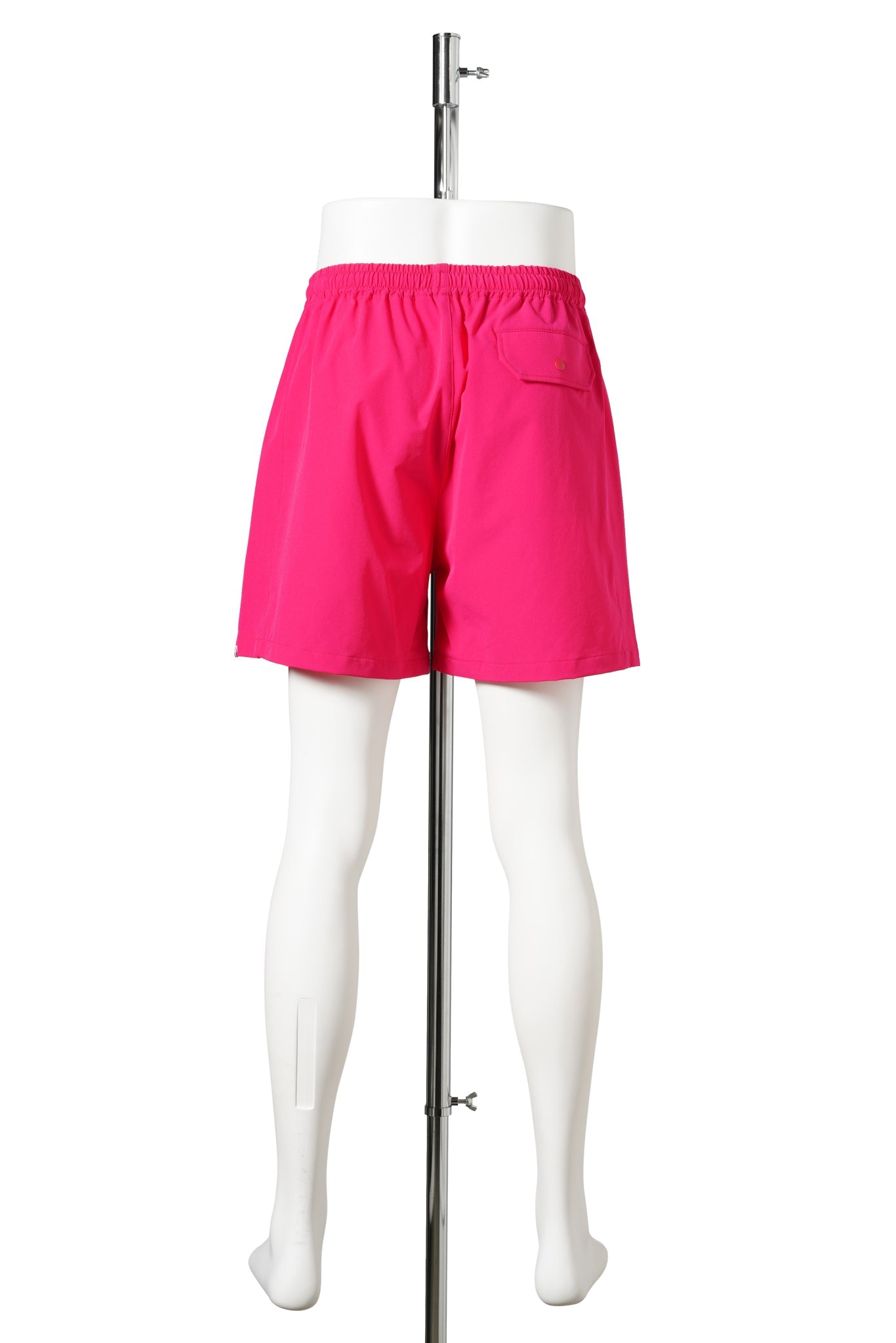 EMBROIDERD LOGO STRECH NYLON EASY SHORTS / PINK