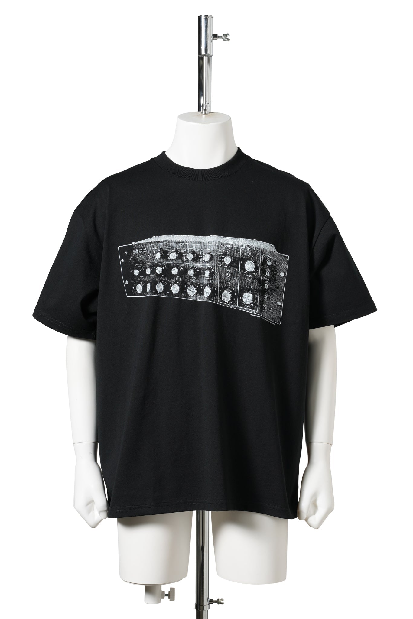 COTTON T-T-SHIRT_UREI / BLACK