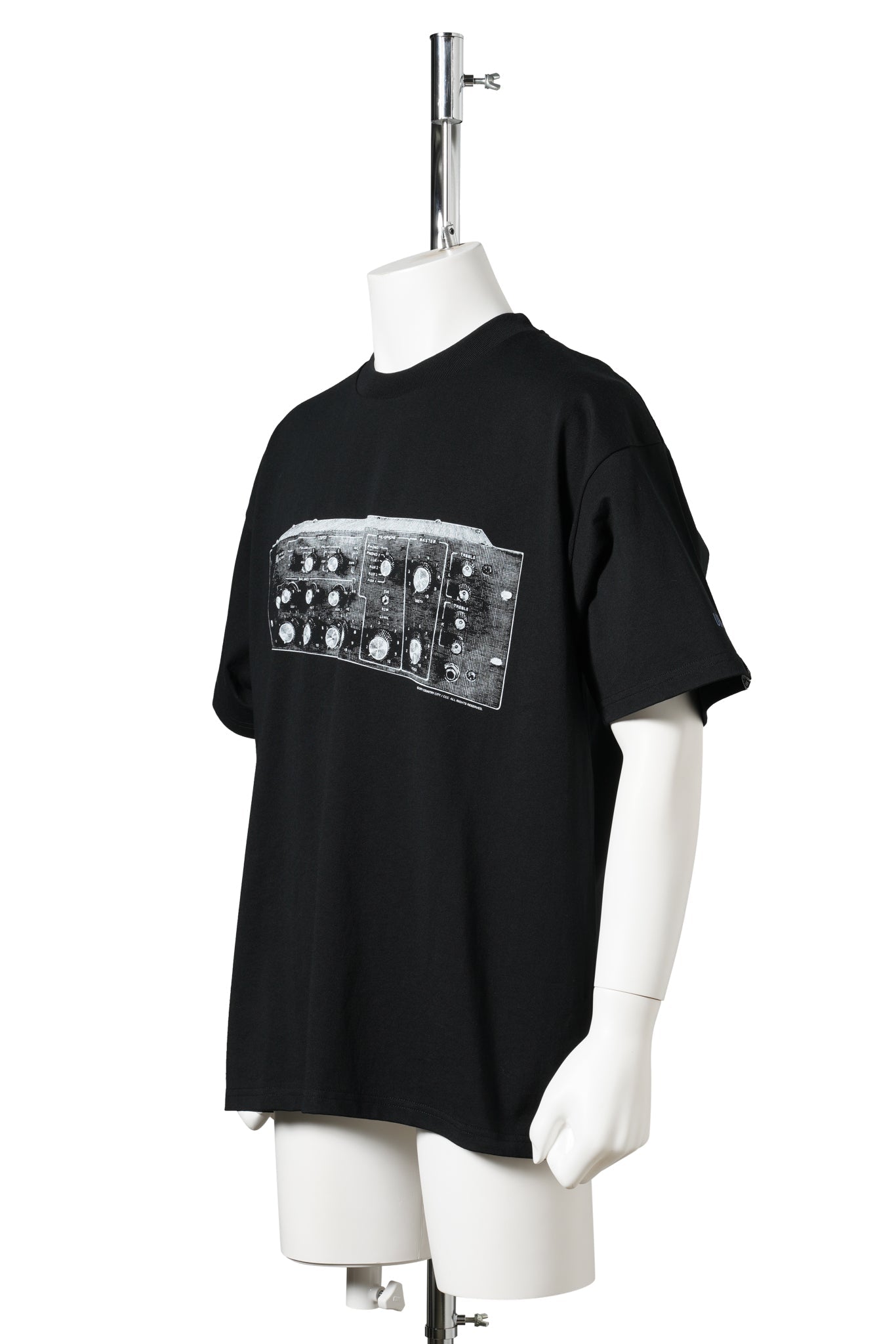 COTTON T-T-SHIRT_UREI / BLACK