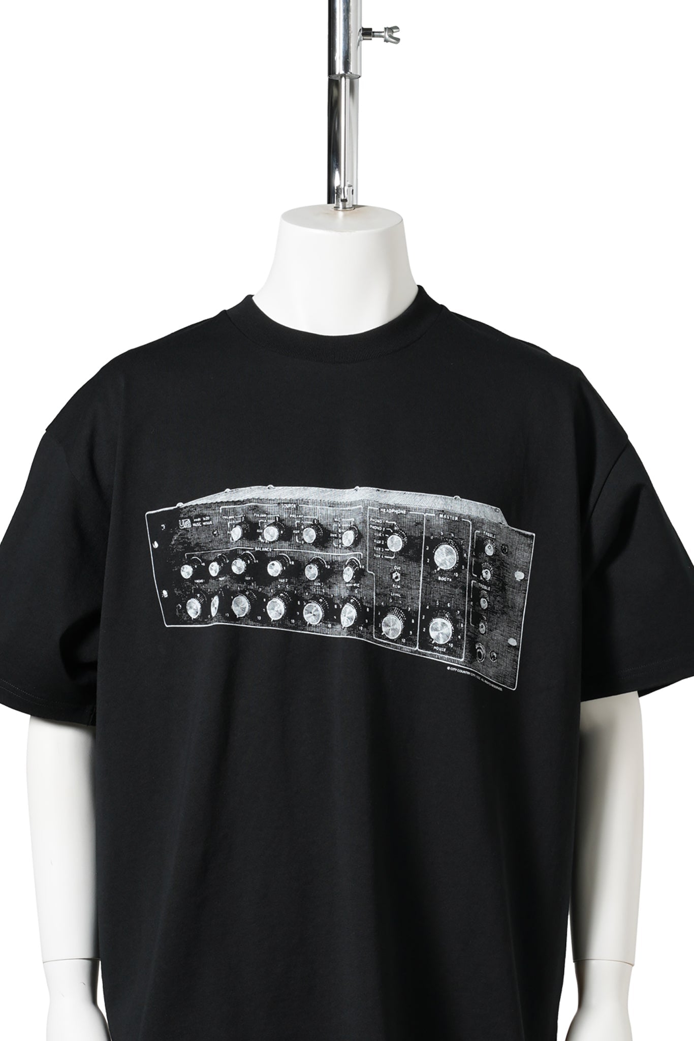 COTTON T-T-SHIRT_UREI / BLACK