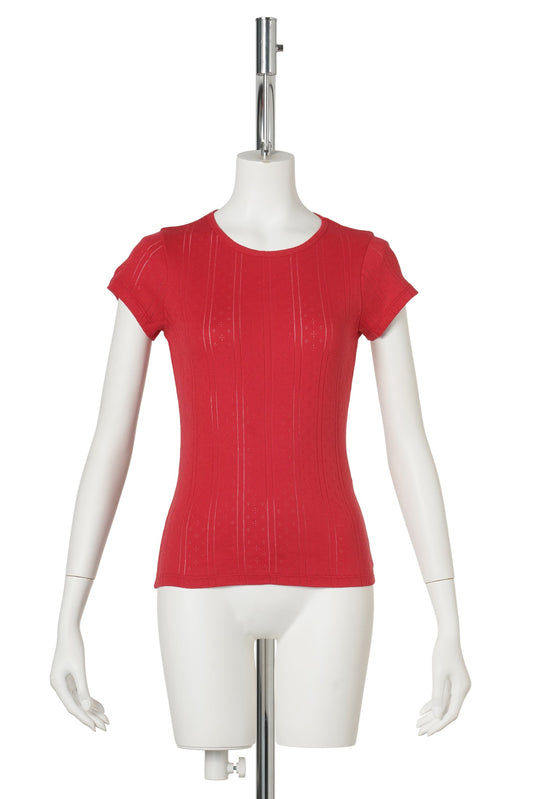 THE BABY TEE / CHERRY RED