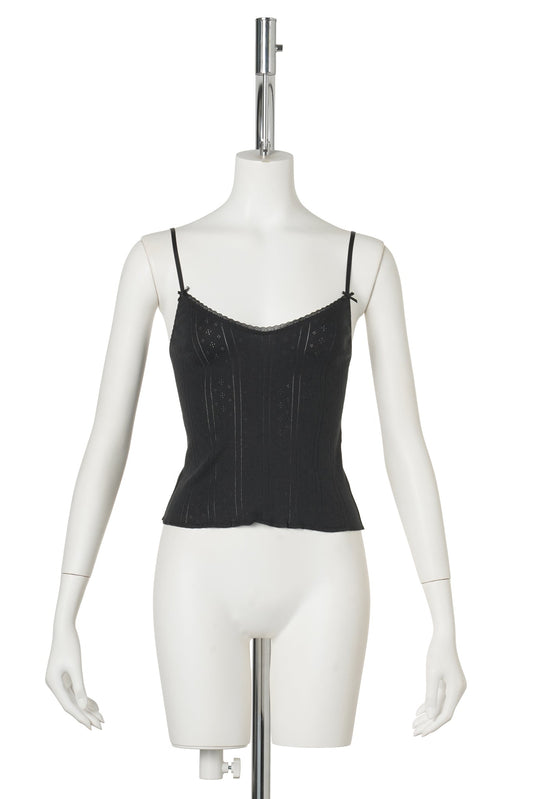 THE LONG CAMI / BLACK