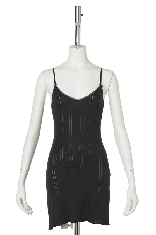 THE CAMI SLIP / BLACK