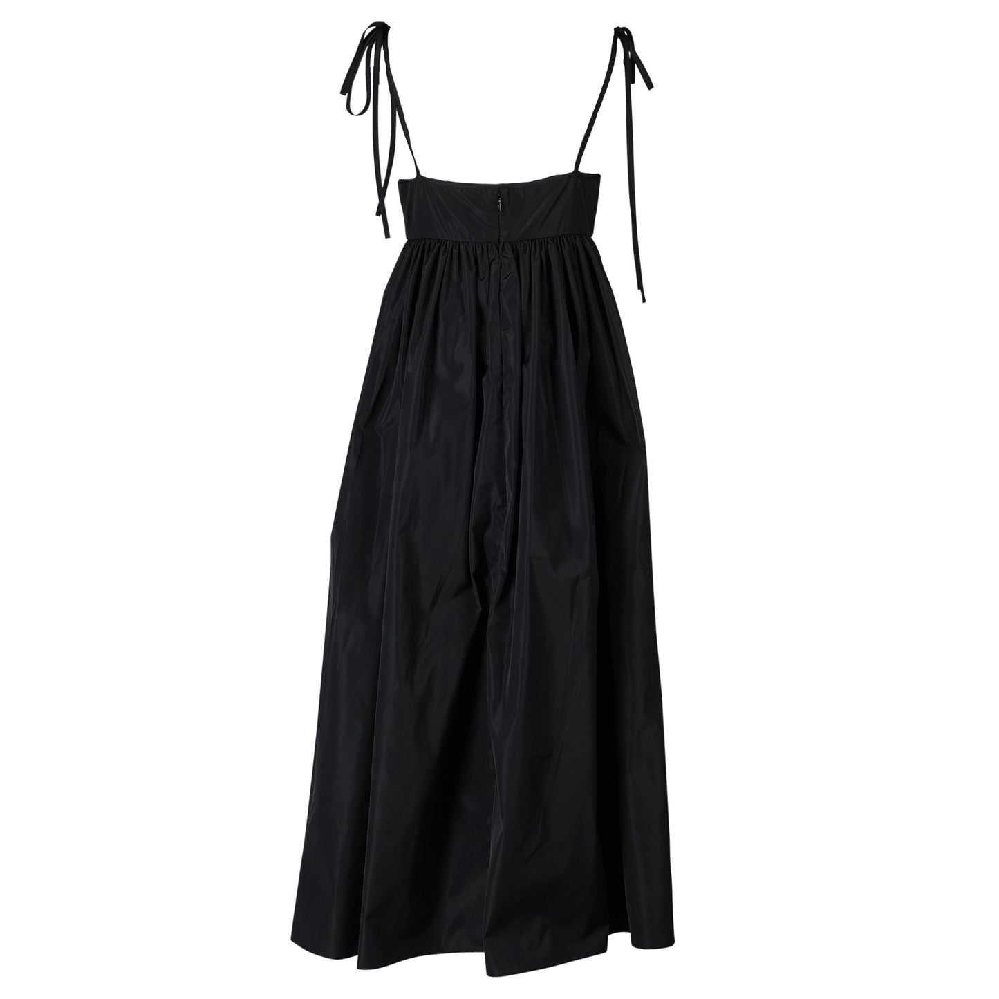 ALENA DRESS RECYCLED FAILLE / BLACK